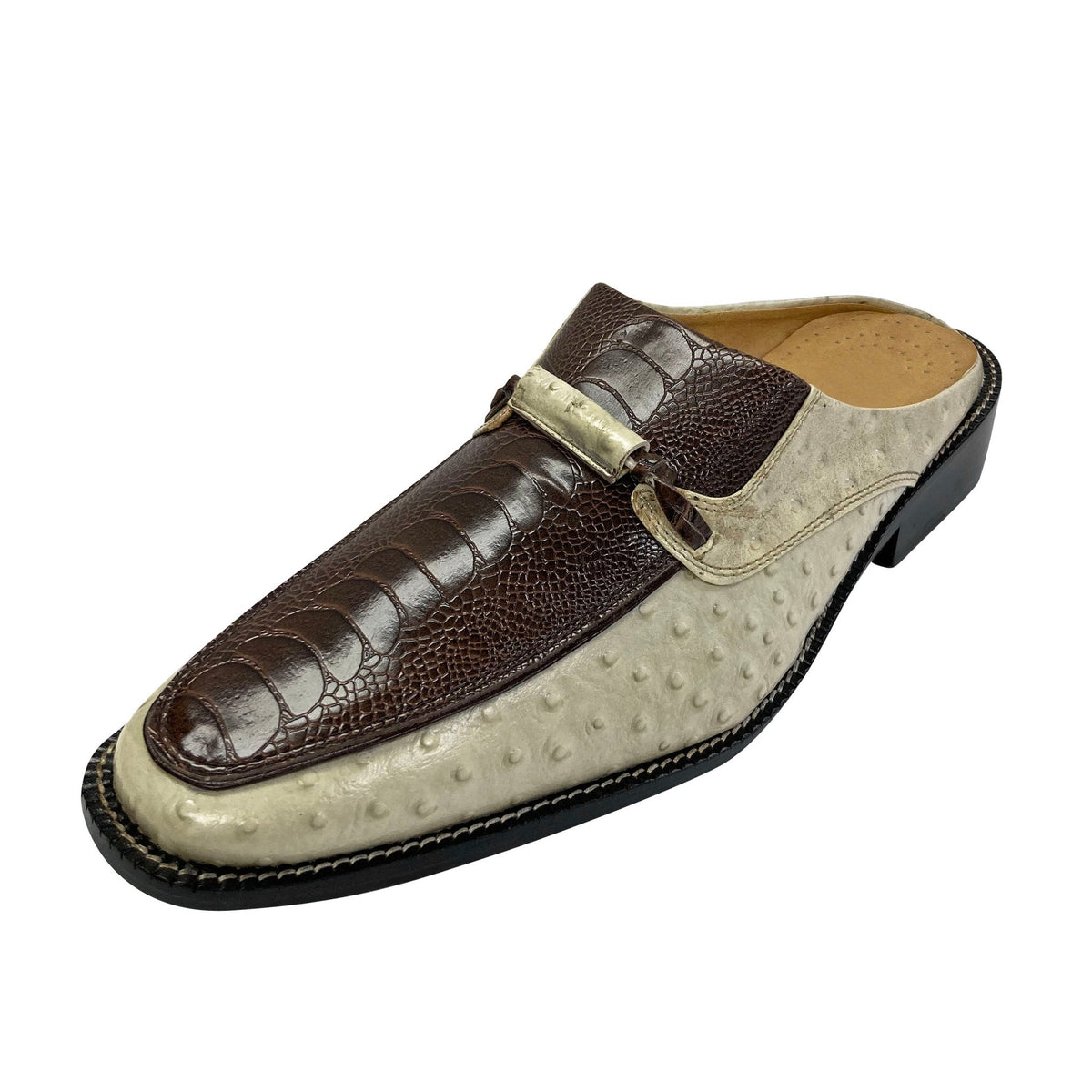 Jostin Genuine Leather Lizard Print Oxford Style Dress Shoes for Men
