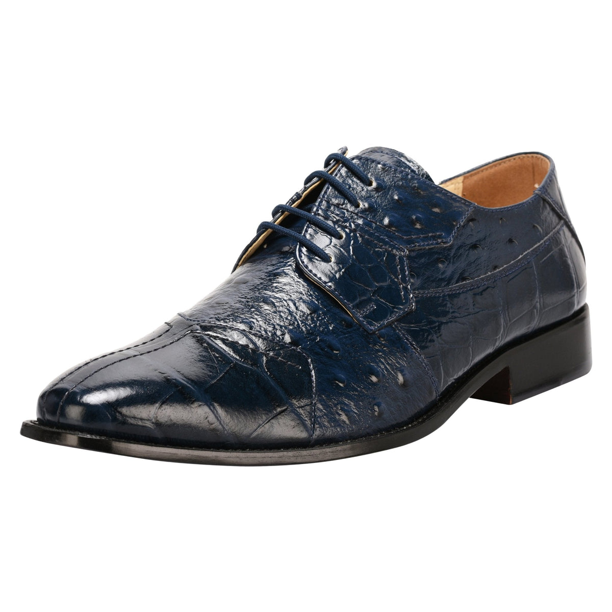 Mezlan CROCODILE GORE SINGLE MONK STRAP SLIP ON SHOE Style