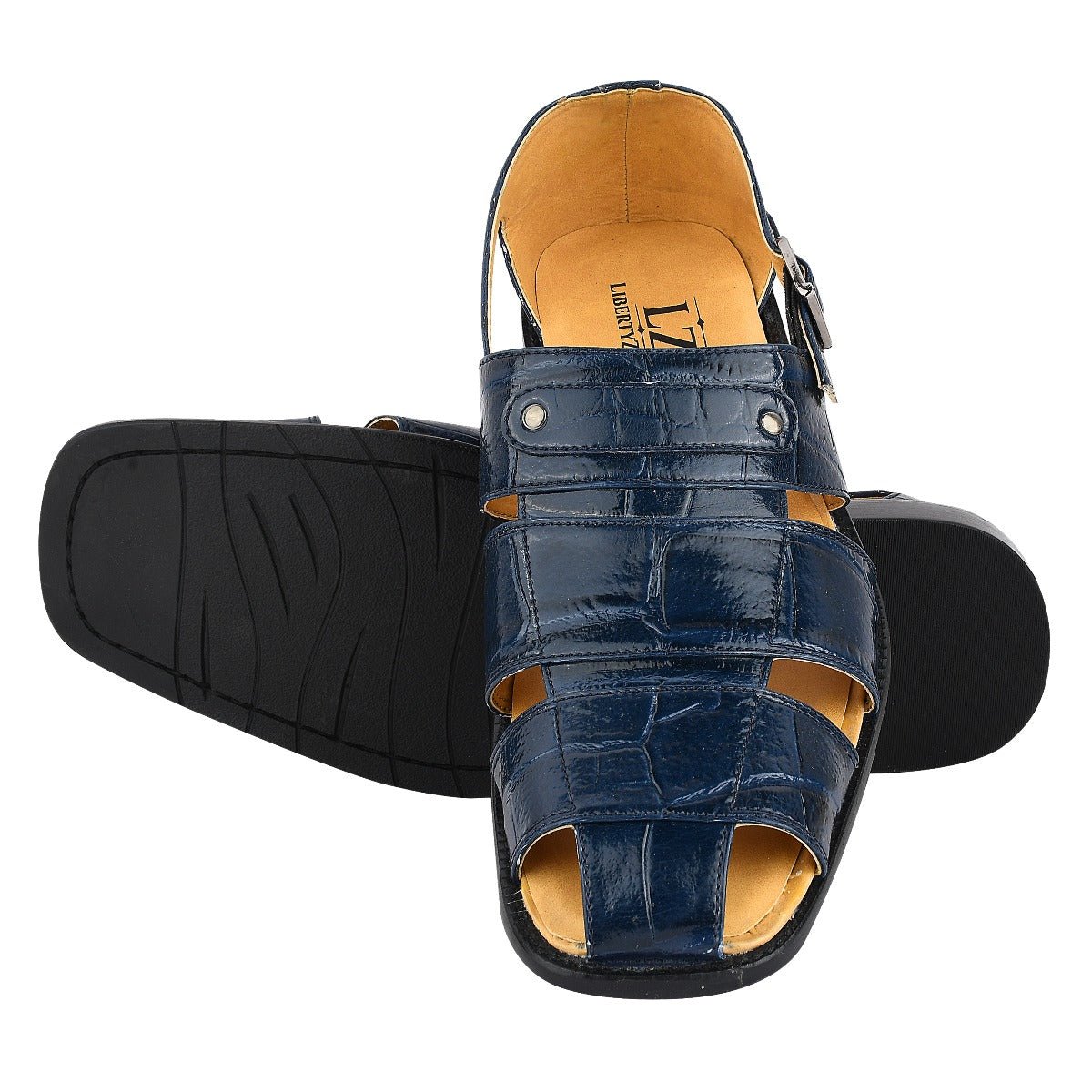 Pure leather sandal for man 2025