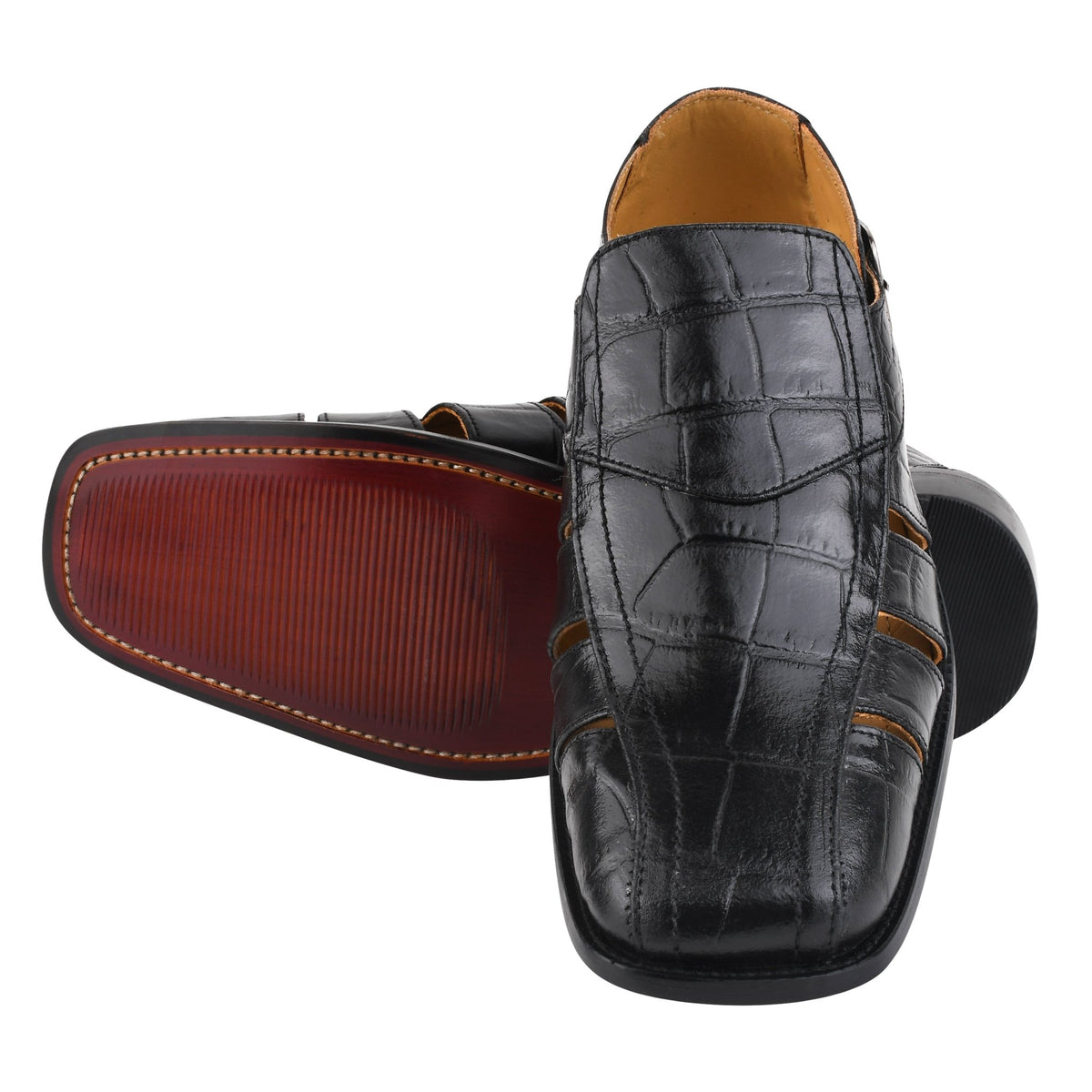 Bidwill Genuine Leather Fisherman Flat Sandals, White / 9