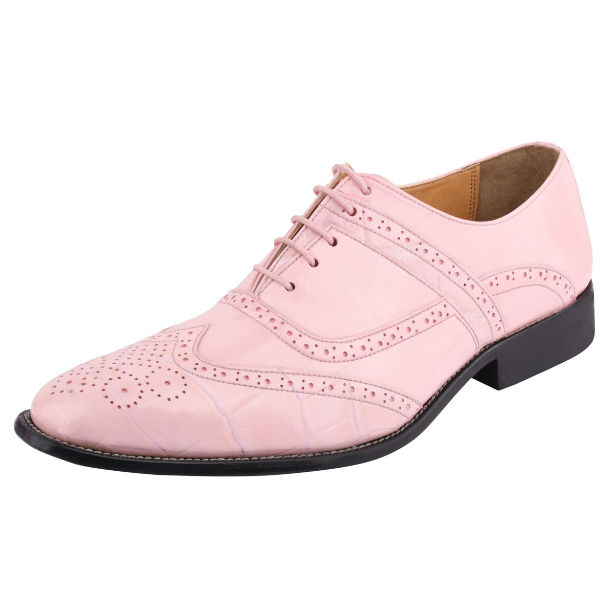 Dallas Man Made Mustard and Pink Oxford Style Brogue Dress Shoes LIBERTYZENO Dallas Man Made Mustard and Pink Oxford Style Brogue Dress Shoes LIBERTYZENO