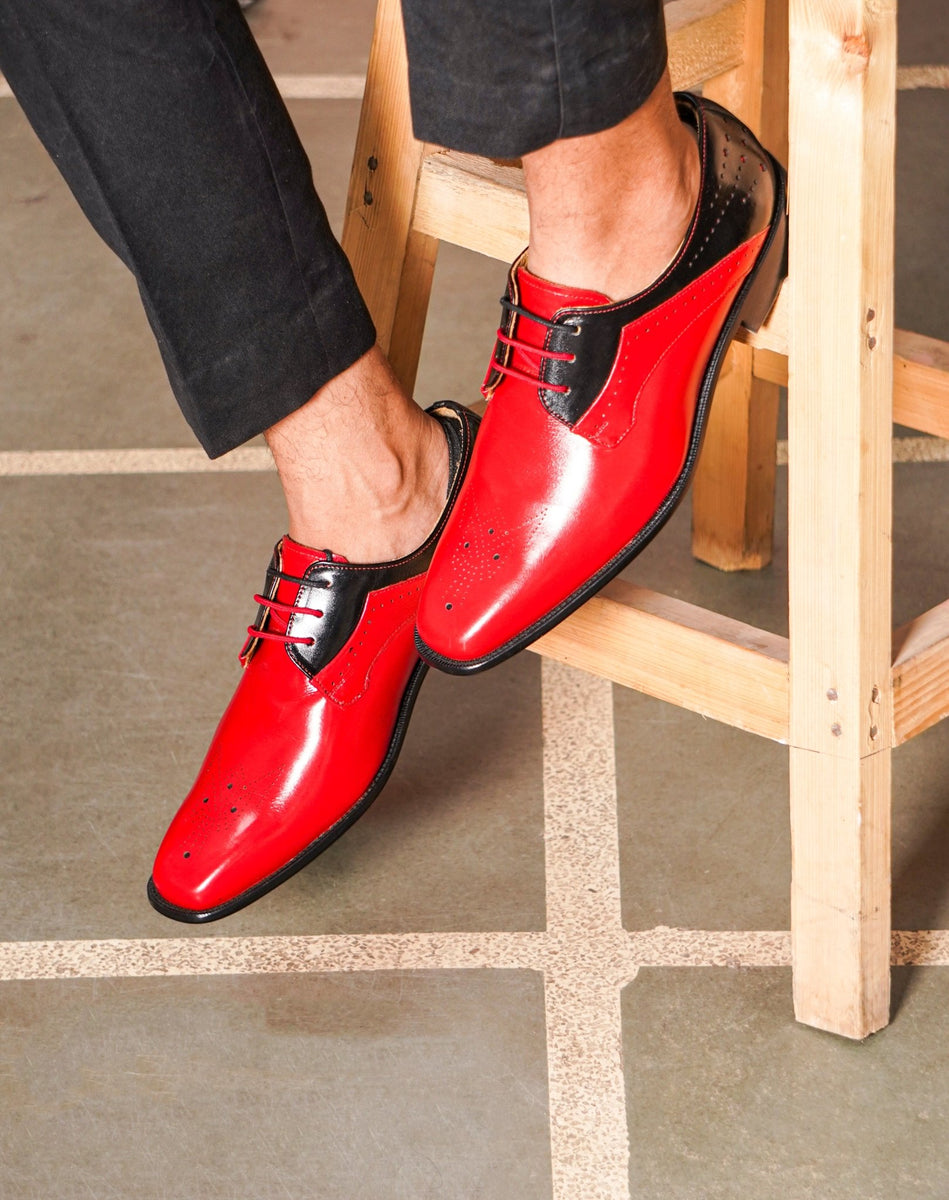 Mens dress shoes with red soles Clearance