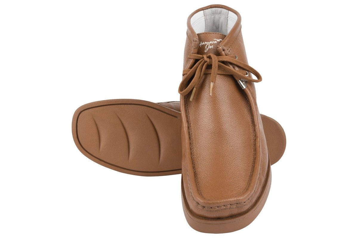 HAMARA JOE Rush Leather Brown Chukka Casual Boots for Men
