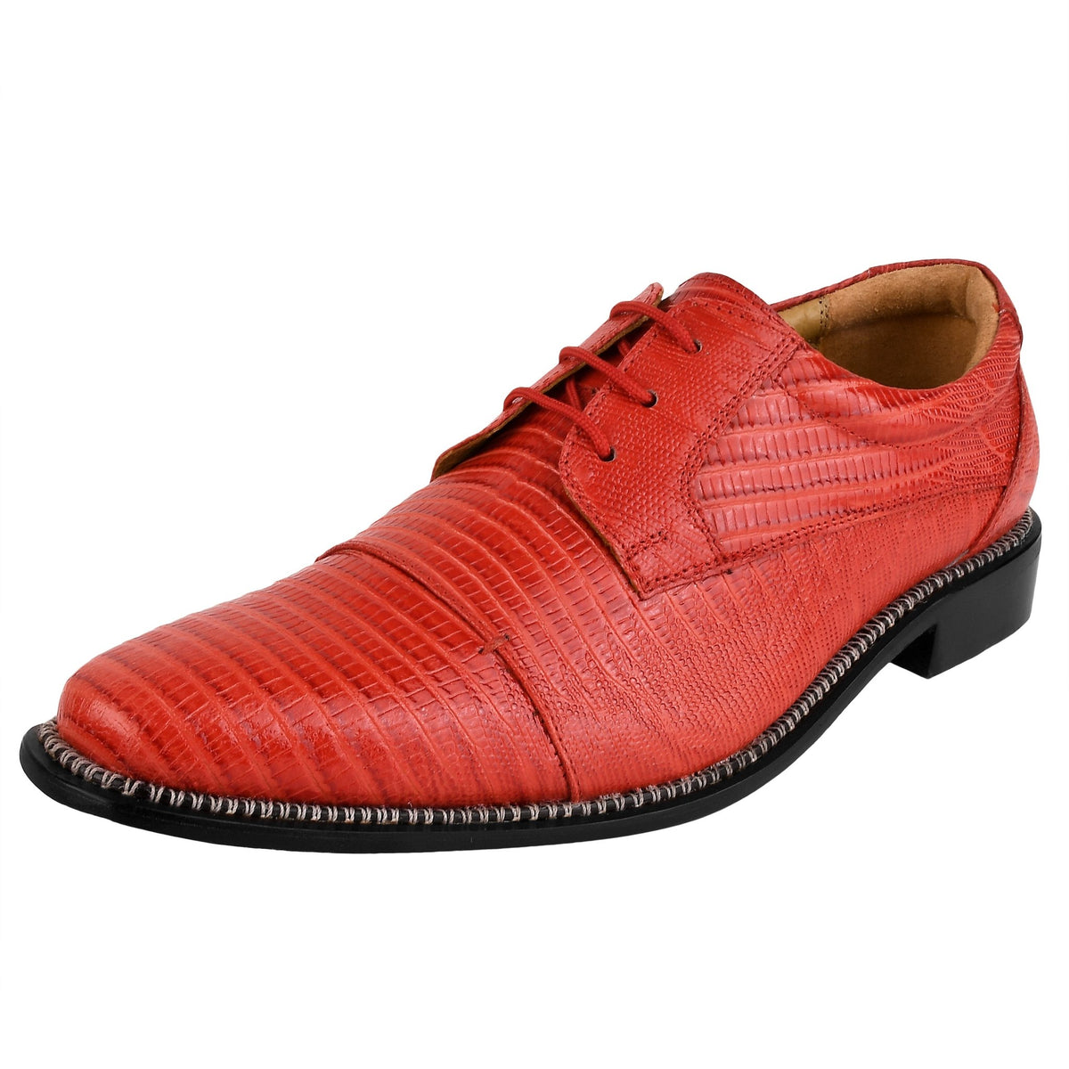 Jostin Genuine Leather Lizard Print Oxford Style Dress Shoes for Men - LIBERTYZENO Jostin Genuine Leather Lizard Print Oxford Style Dress Shoes for Men - LIBERTYZENO