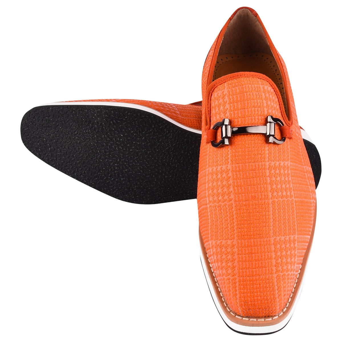 burnt orange dress shoes for men Handmade men tan orange suede dress shoes, slip on casual shoes for mens office
