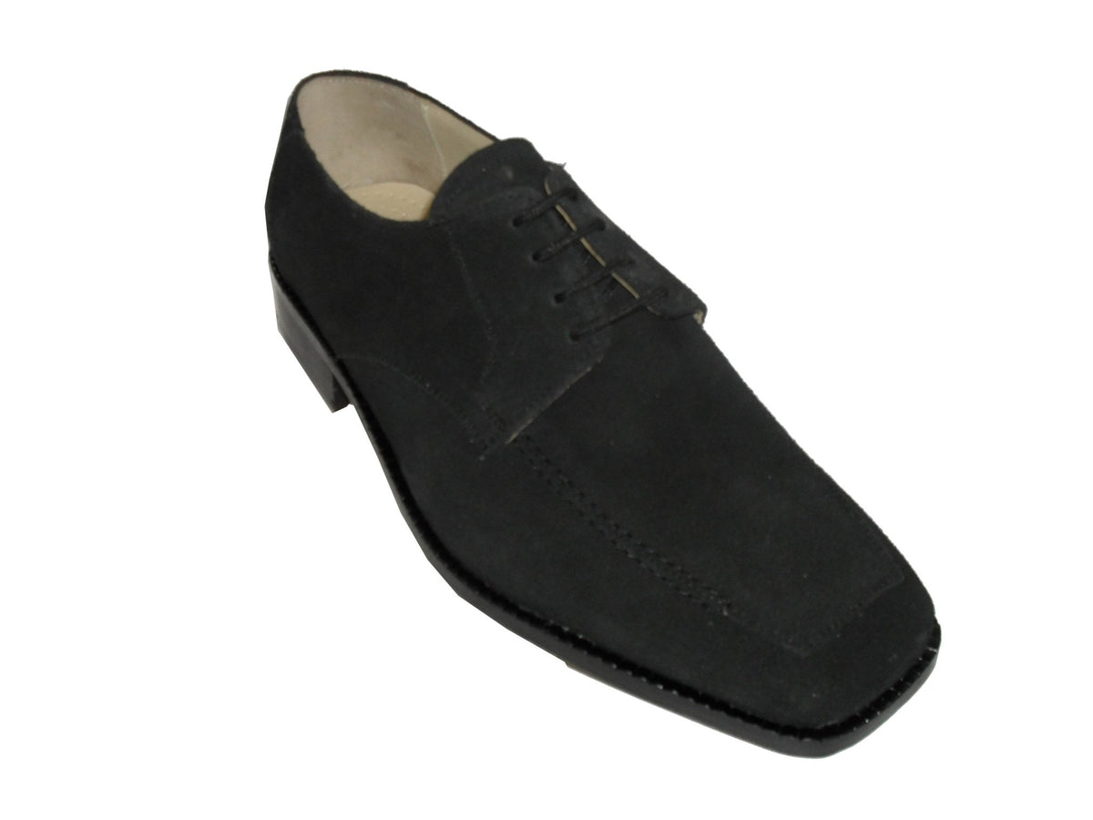 Men's Suede Leather Black Oxford Lace-Up Formal Dress Shoes – LIBERTYZENO