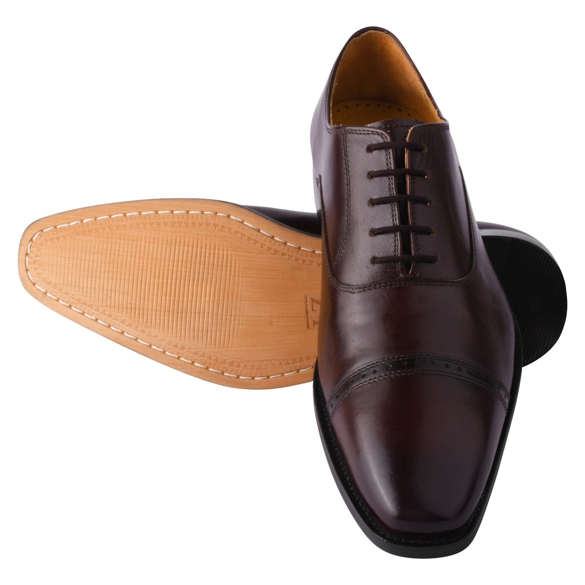 Oscar Men?? Leather Lace-Up Oxford Style Designer Dress Shoes – LIBERTYZENO