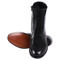   Jazzy Jackman Leather Print Ankle Length Boots