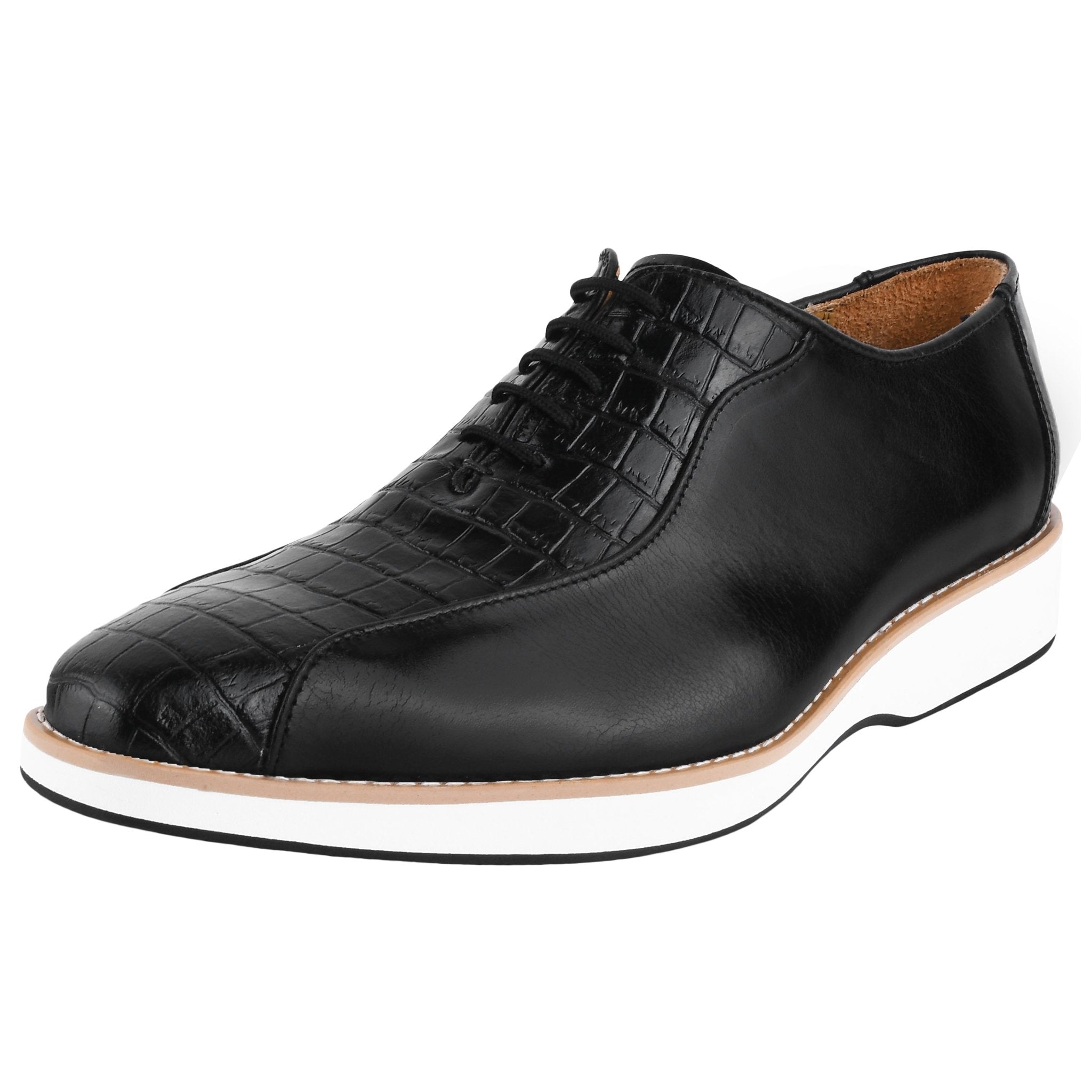 Jacob Small Croco Texture Casual Oxford Style Dress Shoes For Men –  LIBERTYZENO