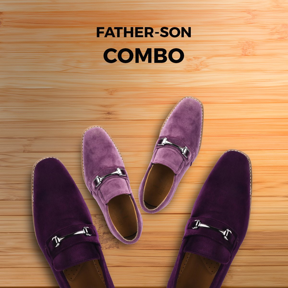 Welkar & Rachal Father Son Purple Combination Shoes, Purple / 9.5 Male / 1 US/Age 4-8 Years/Little Kids