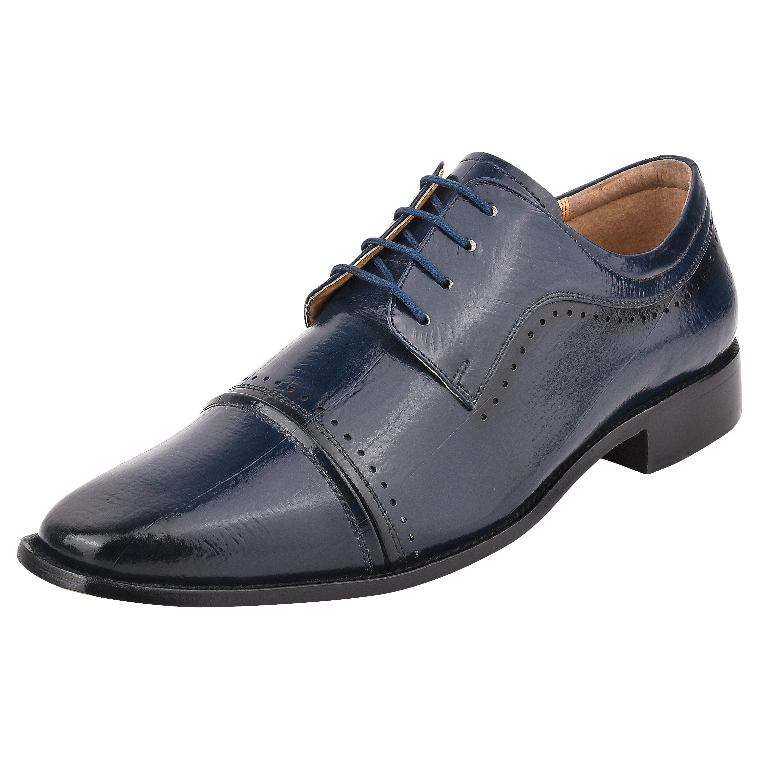 BRUCE Genuine Leather Oxford Style Dress Shoes Bruce Leather Oxford Style Cap Toes Men main image 2