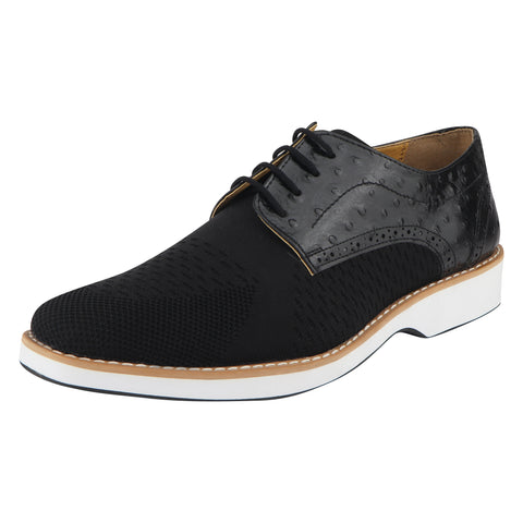 Gutta Leather Textile Casual Sneakers for Men