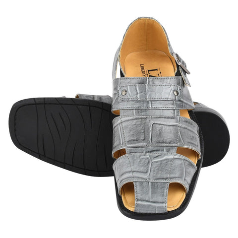 Austin Mens Leather Sandals - LIBERTYZENO