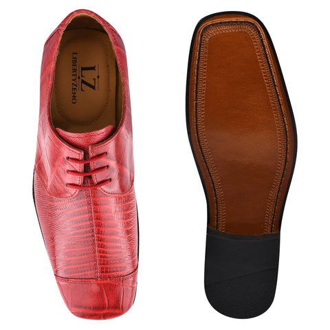 Casanova Leather Oxford Style Dress Shoes - LIBERTYZENO
