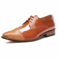   Charlie Leather Derby Style Dress Shoes - LIBERTYZENO