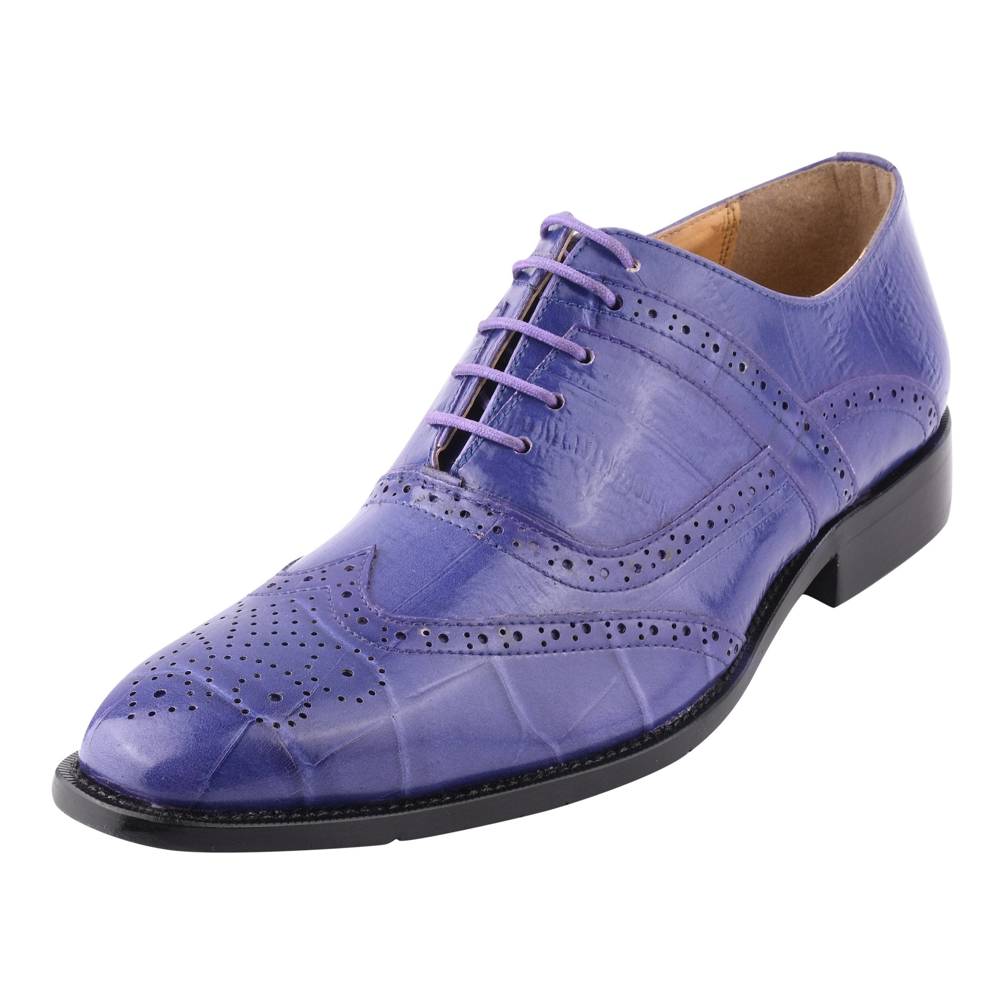Dallas Oxford Style Dress Shoes Handmade Wingtip Oxford Lace-Up Full-Grain Leather Men main image 3