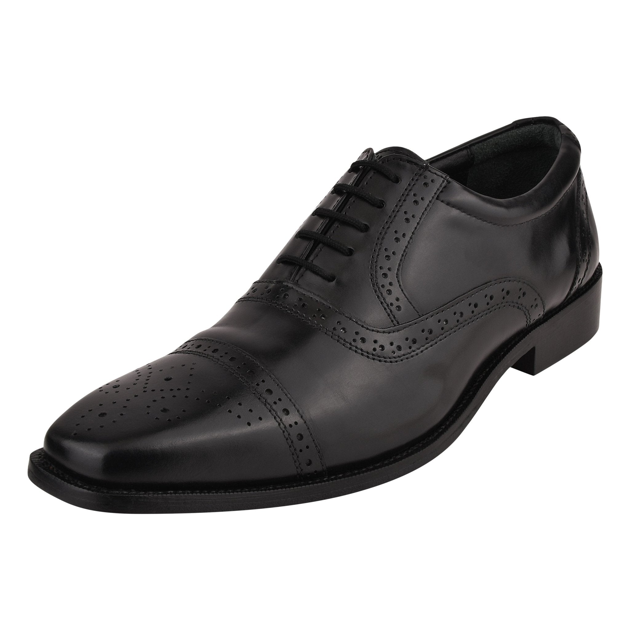 Danis Genuine Leather Derby Style Dress Shoes for Men in 