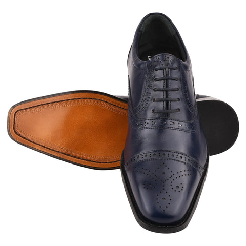 Danis Leather Derby Style Dress Shoes - LIBERTYZENO