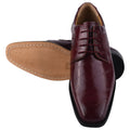   Donald Genuine Leather Oxford Style Tread Design Dress Shoes - LIBERTYZENO