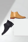   DONS Genuine Suede Leather Chelsea Boot for Men - LIBERTYZENO