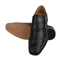   GRACE Genuine Leather Oxford Style Monk Strap - LIBERTYZENO