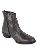   Jazzy Jackman Leather Ankle Length Boots for Men - LIBERTYZENO