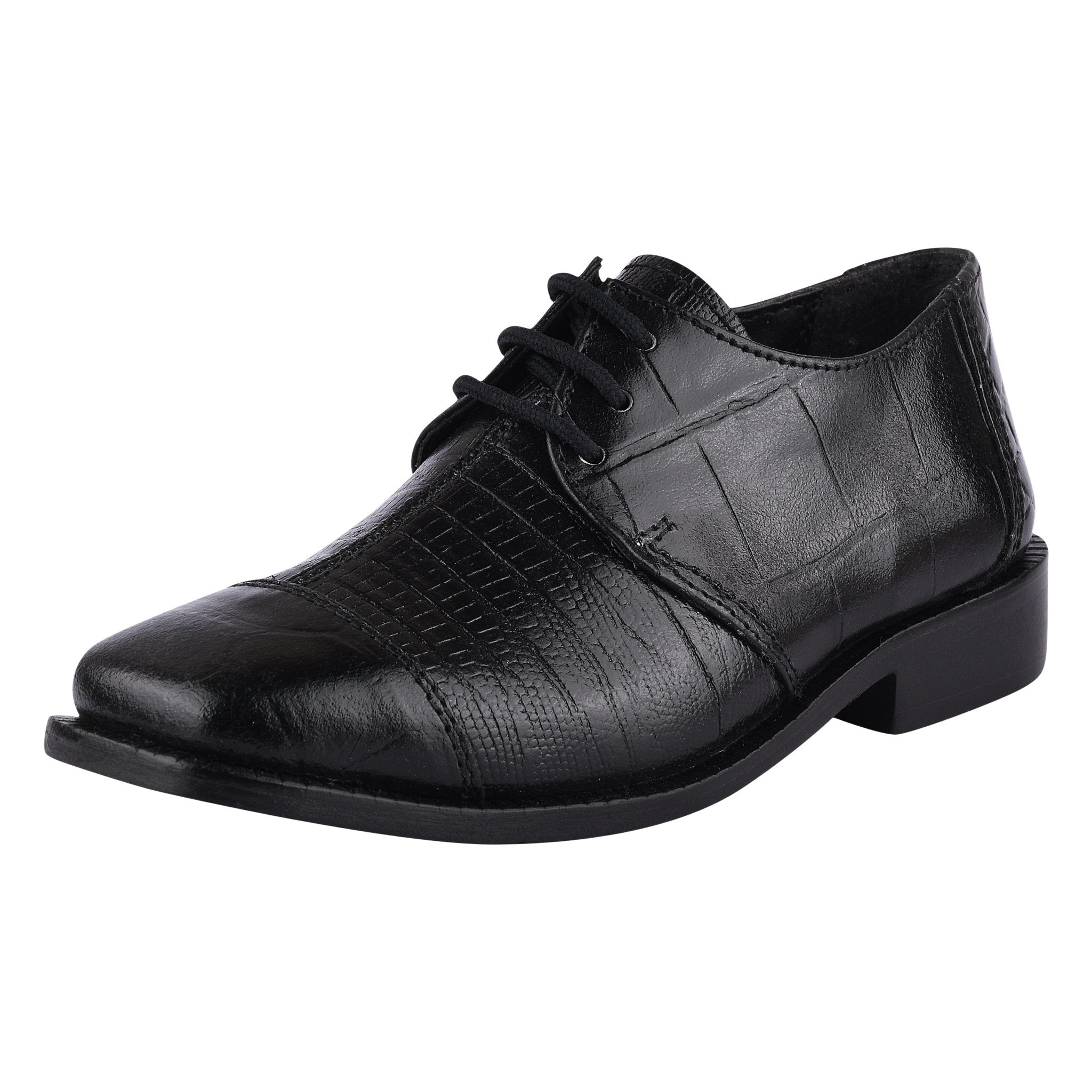 Joseph Oxford Style Leather Dress Shoes for Kids in Black Color –  LIBERTYZENO