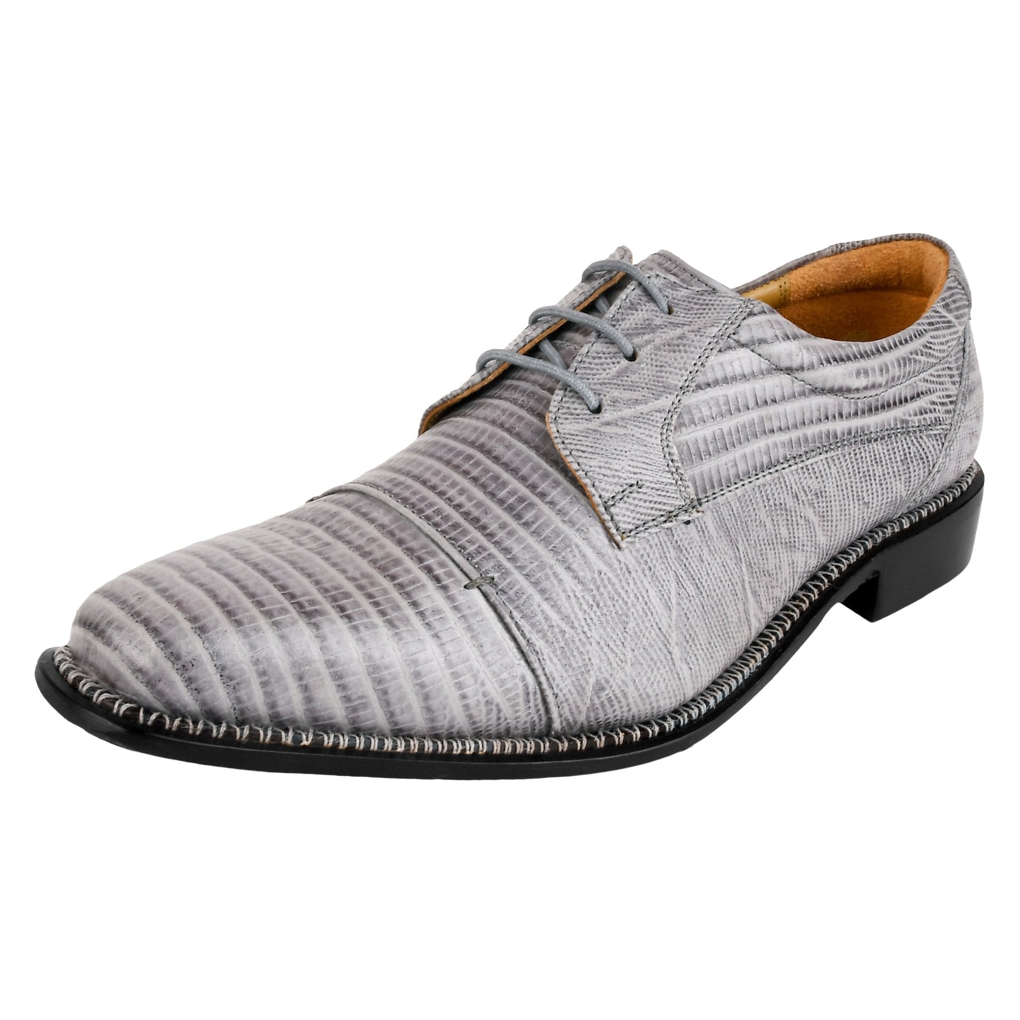 Jostin Genuine Leather Lizard Print Oxford Dress Shoes Amazon.com | LIBERTYZENO Boys Croco Print Genuine Leather  main image 2