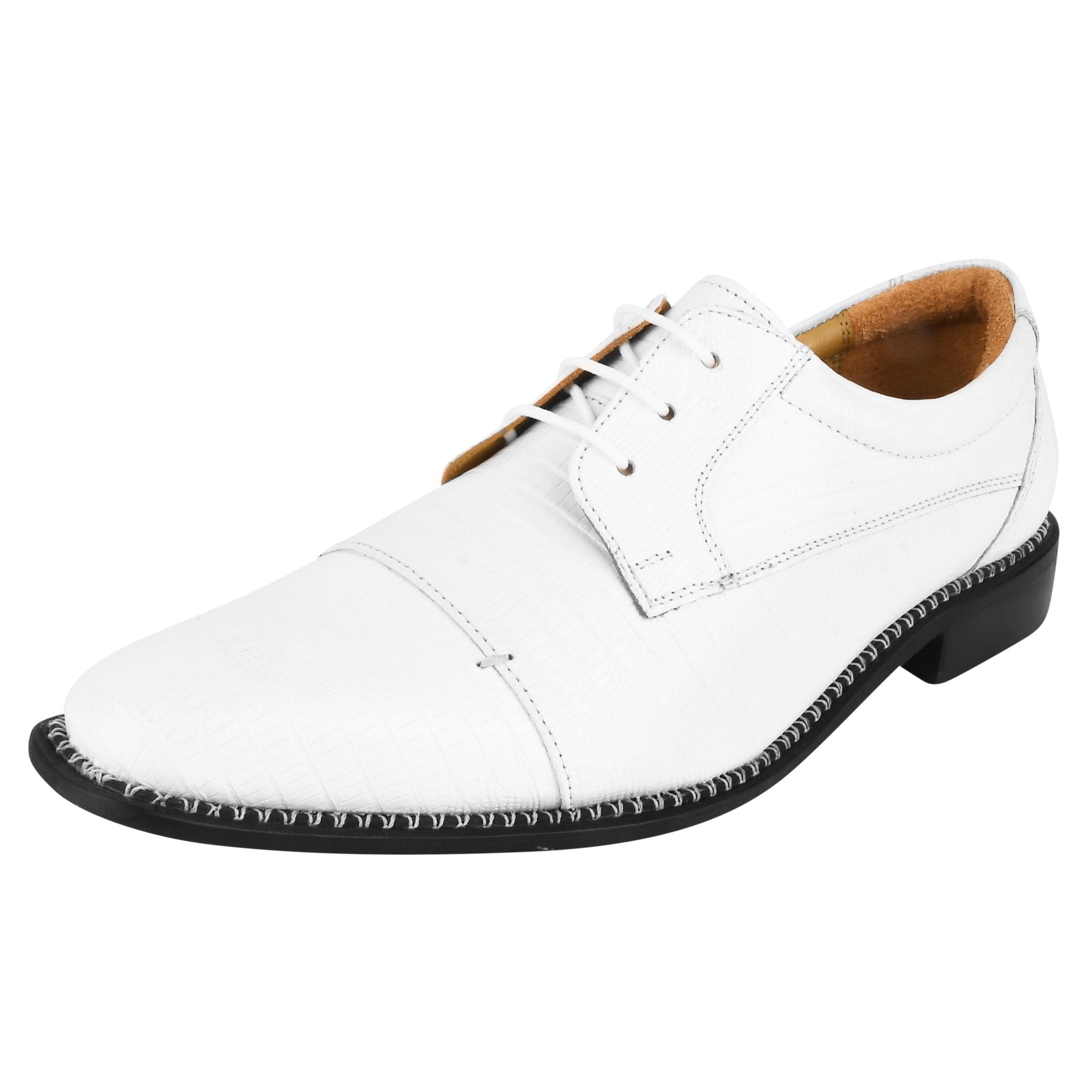 Jostin Genuine Leather Lizard Print Oxford Dress Shoes Amazon.com | LIBERTYZENO Boys Croco Print Genuine Leather  main image 3