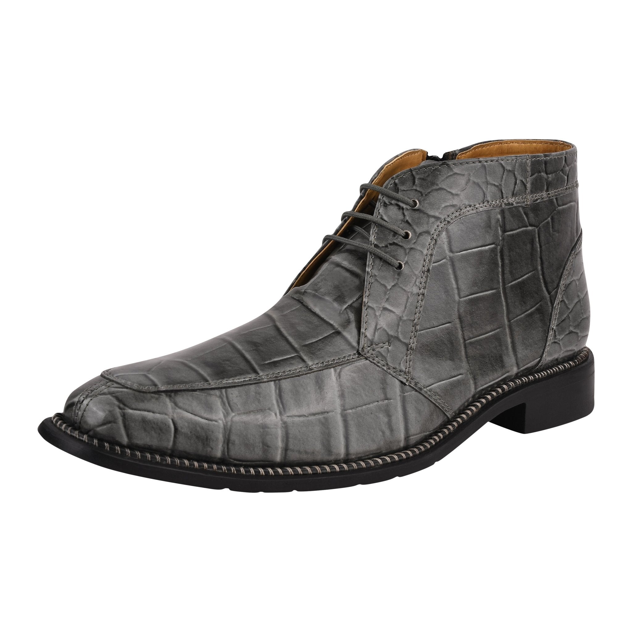 LIBERTYZENO Men\'s Black Lace-Up Casual Boots LIBERTYZENO-Mens-Genuine-  main image 3