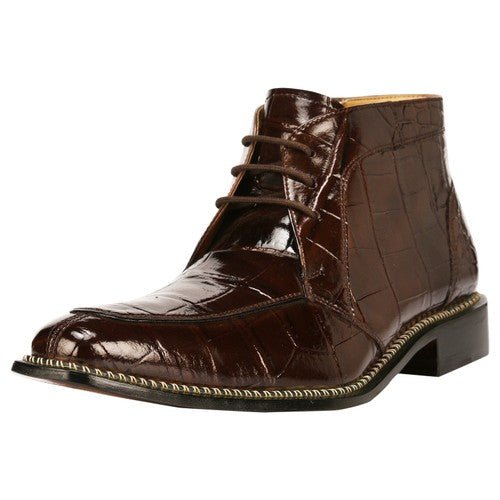 LIBERTYZENO Brown LEATHER LACE-UP BOOTS LIBERTYZENO Mens Genuine Cow Leather Winter Boots, Brown  main image 3