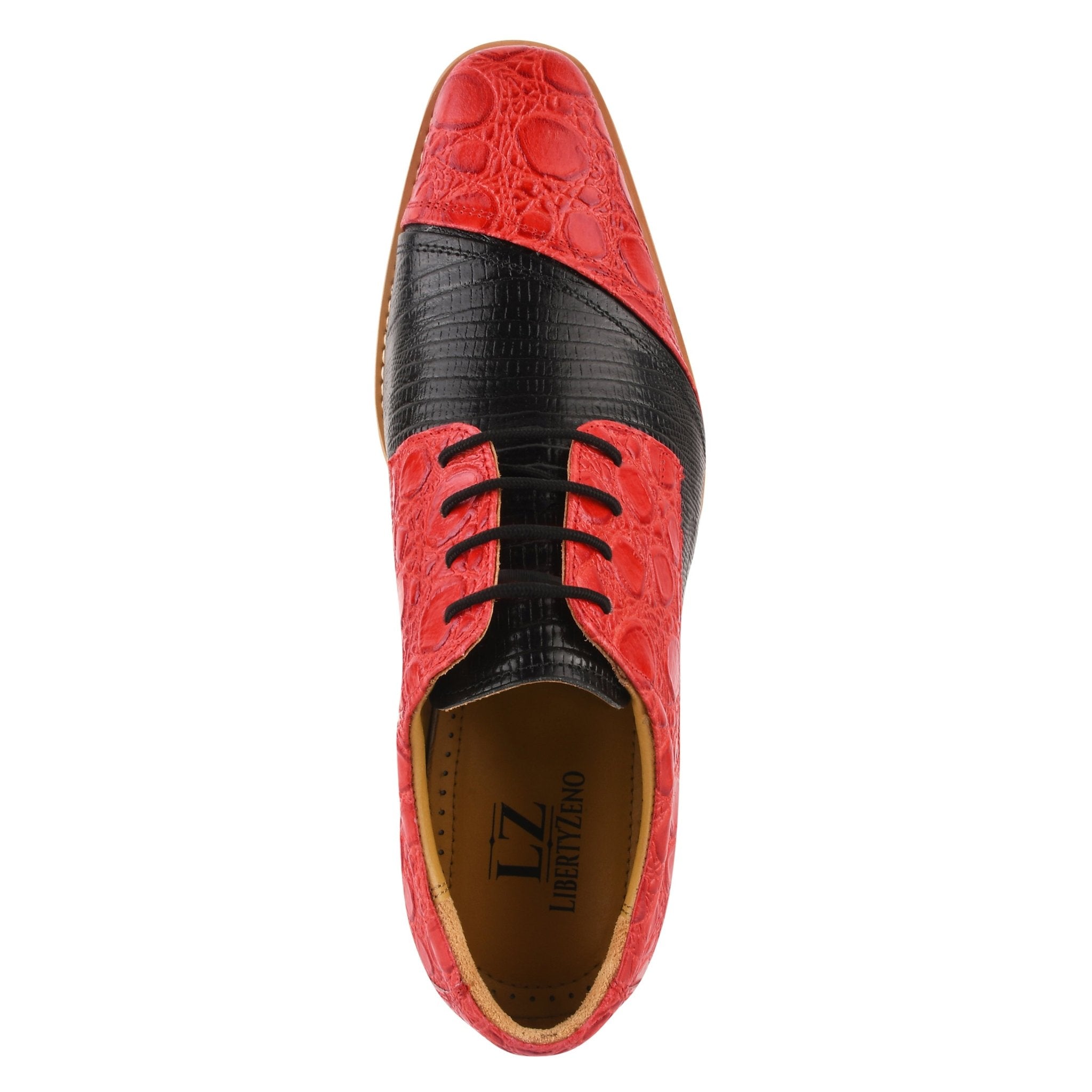 Lucky Men's Oxford Croco Lizard Print Casual Shoes – LIBERTYZENO