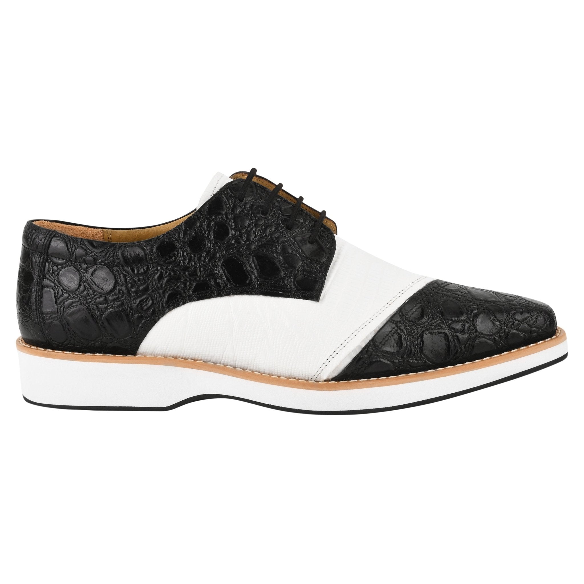 Lucky Men's Oxford Croco Lizard Print Casual Shoes – LIBERTYZENO
