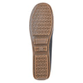   MARY Genuine Leather Women's Slip On Buckle Loafers - LIBERTYZENO