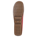   MARY Genuine Leather Women's Slip On Buckle Loafers - LIBERTYZENO