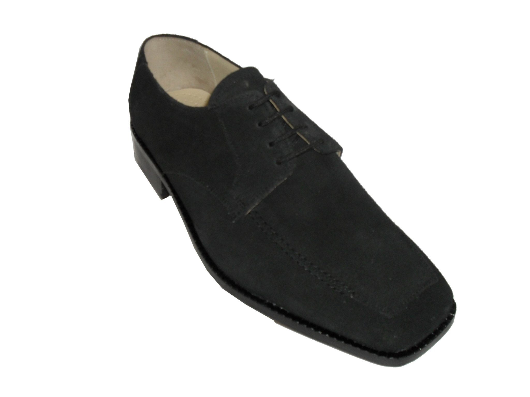 Men's Suede Leather Black Oxford Lace-Up Formal Dress Shoes LIBERTYZENO Men's Suede Leather Black Oxford Lace-Up Formal Dress Shoes LIBERTYZENO
