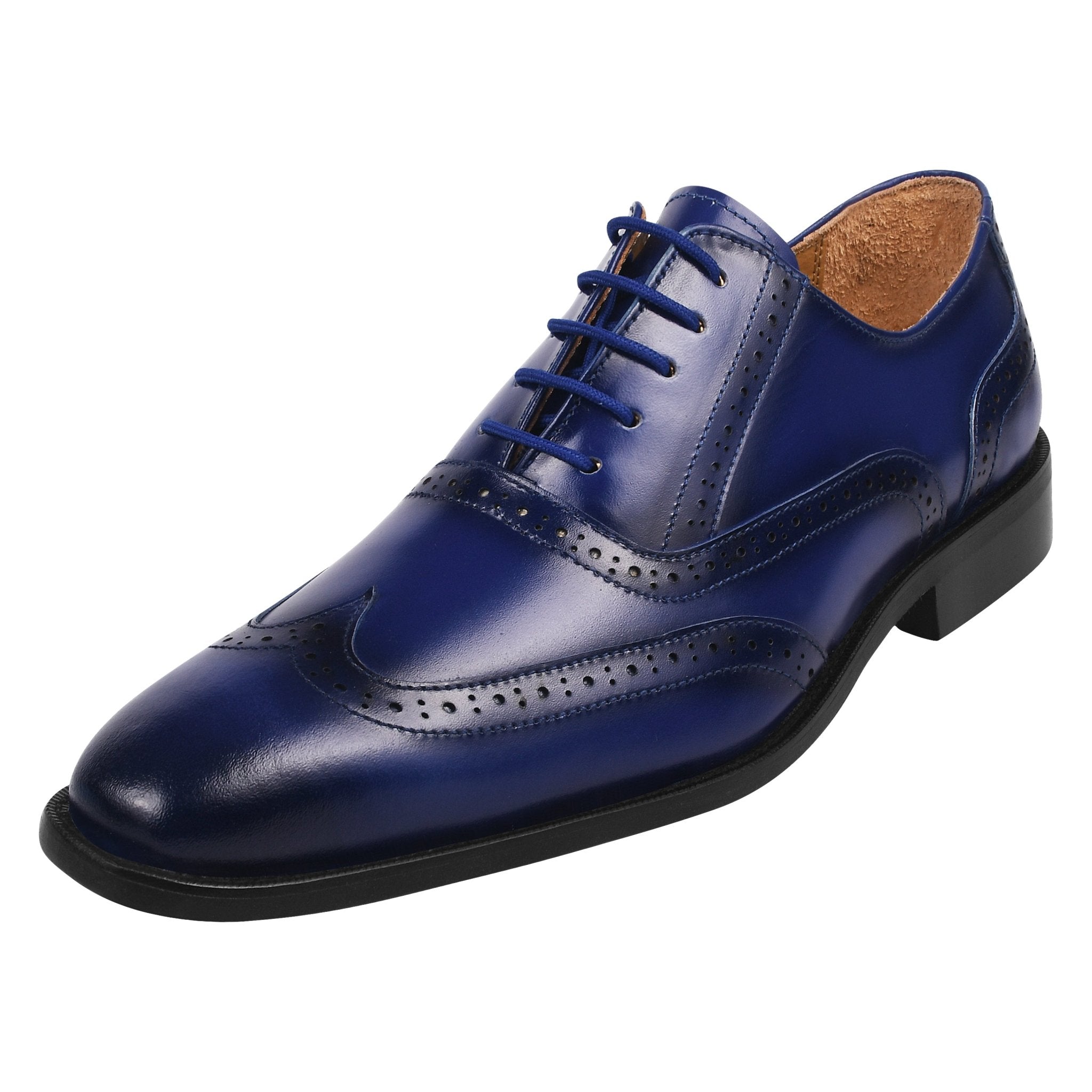 Mens Royal Blue Dress Shoes Sharon Genuine Leather Oxford Style Men's Designer Dress Shoes LIBERTYZENO Mens Royal Blue Dress Shoes Sharon Genuine Leather Oxford Style Men's Designer Dress Shoes LIBERTYZENO