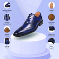   Sharon Genuine Leather Oxford Style Mens Dress Shoes - LIBERTYZENO