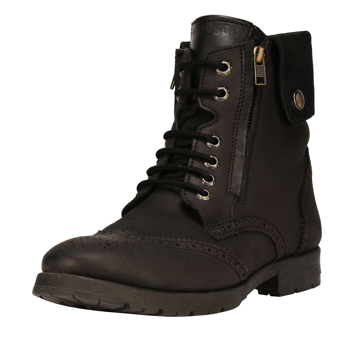 Ankle length leather boots discount