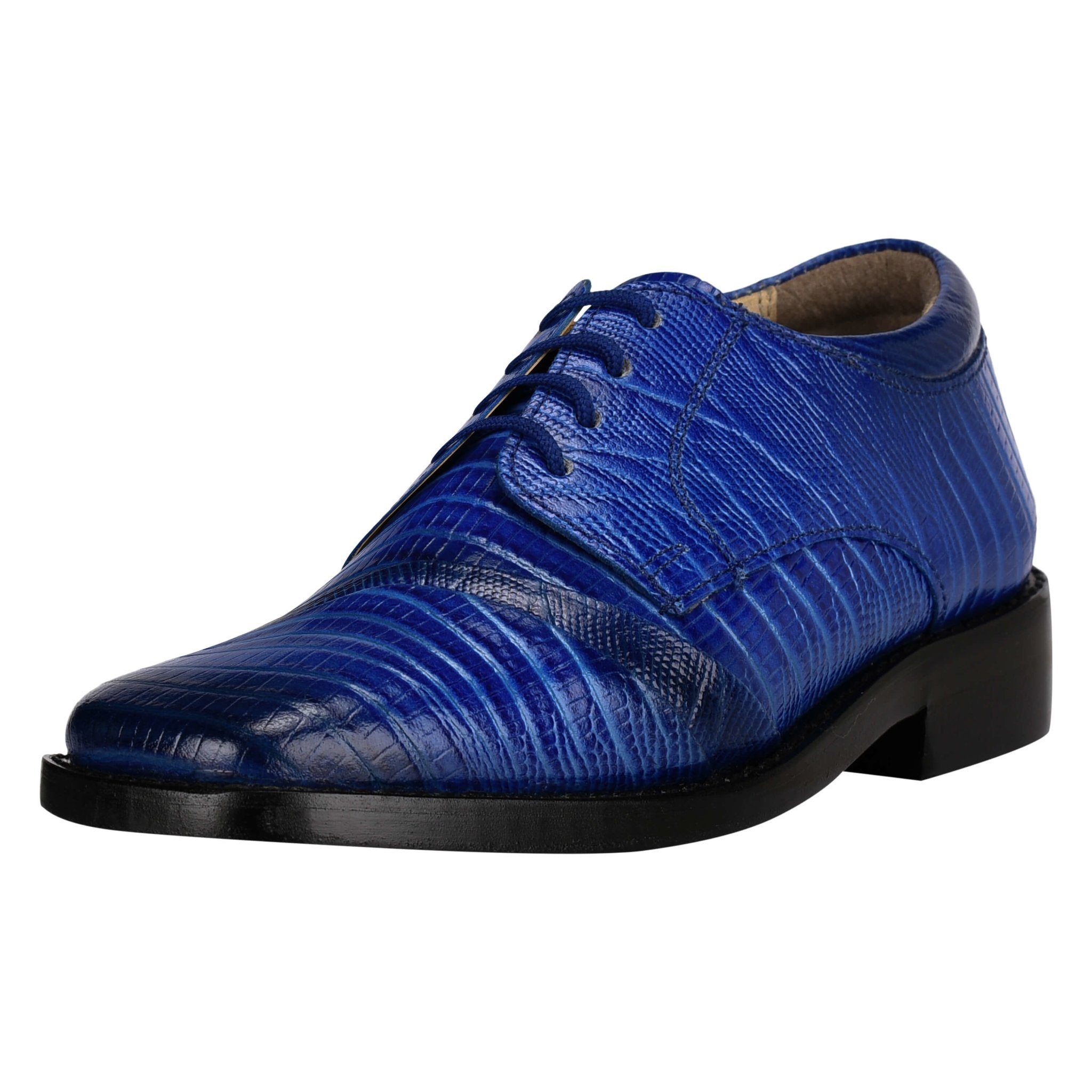 Trevor Leather Kids Crocodile/Lizard Print Dress Shoes Lace Up Gliders, Purple / 11 US/ AGE 4-8 Years/Little Kids - LIBERTYZENO Trevor Leather Kids Crocodile/Lizard Print Dress Shoes Lace Up Gliders, Purple / 11 US/ AGE 4-8 Years/Little Kids - LIBERTYZENO