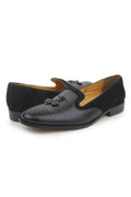   Warren Leather Tassels Loafers Shoes - LIBERTYZENO