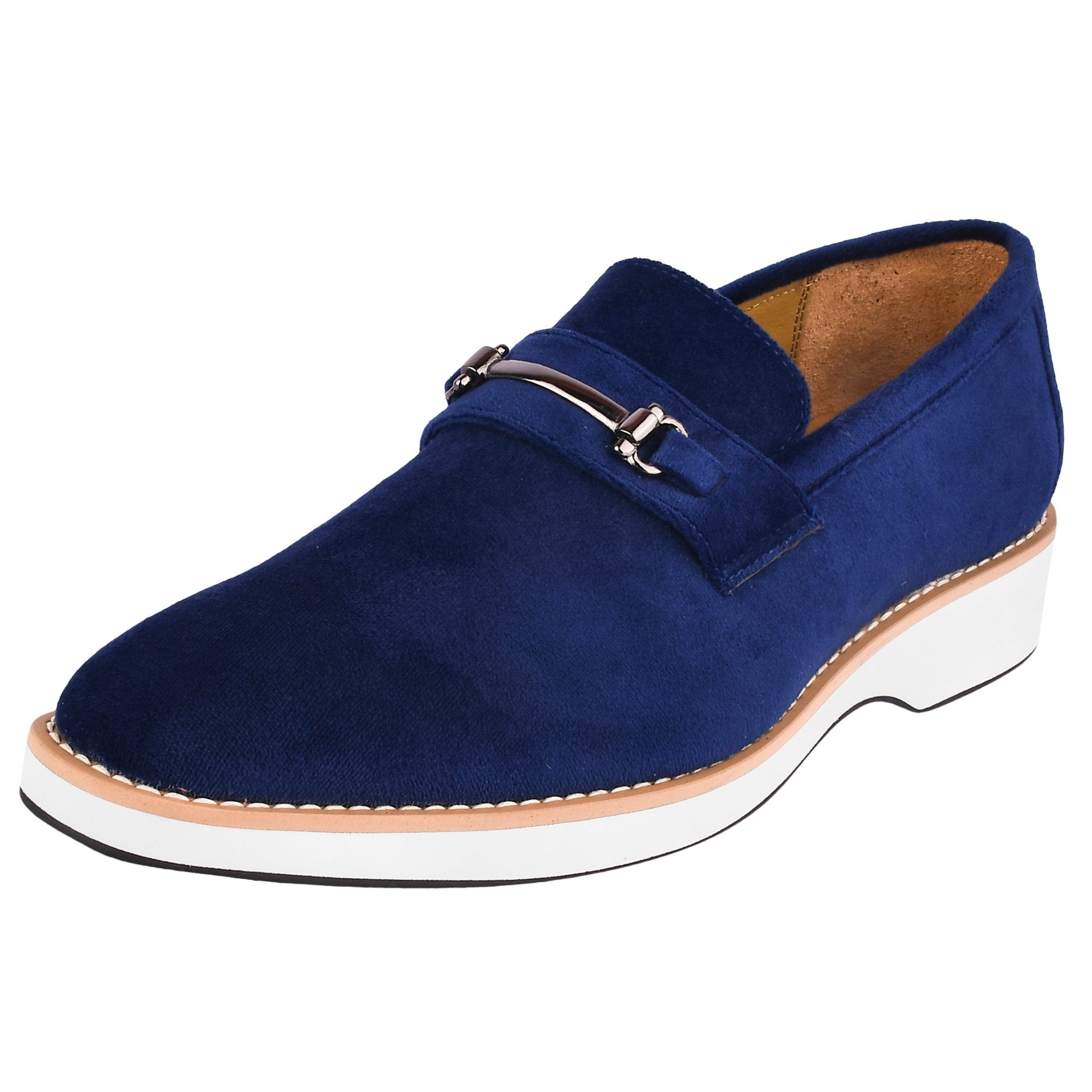 Welkar Men Velvet Causal Buckle Slip-On Loafers Shoes LIBERTYZENO Welkar Men Velvet Causal Buckle Slip-On Loafers Shoes LIBERTYZENO