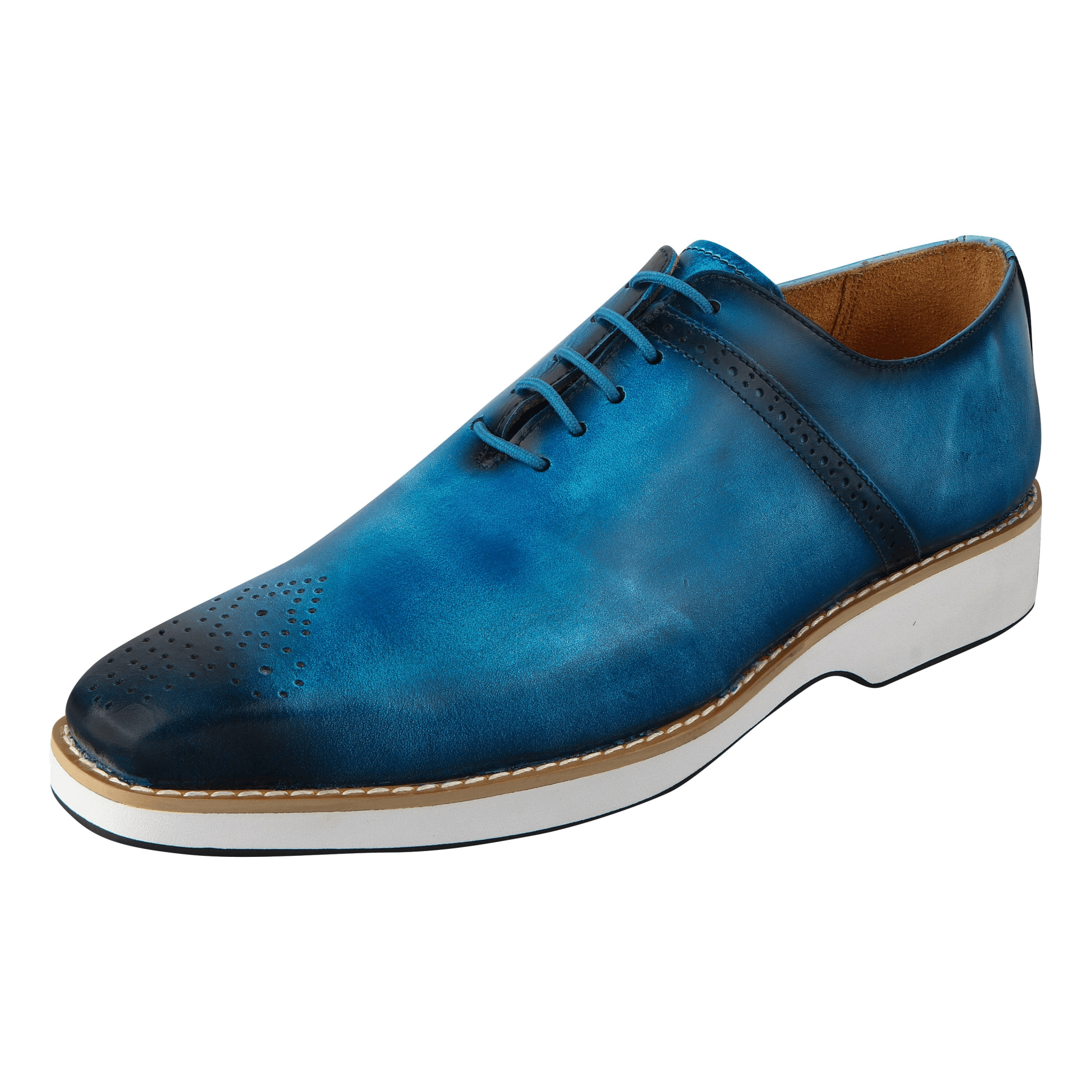 Winkler Eva Premium Leather Oxford Style Men's Dress Shoes With White Sole  – LIBERTYZENO